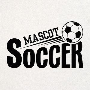 Fußballmannschaft Png, benutzerdefiniertes Maskottchen PNG, Team-Shirts, personalisiertes Schulteam, Maskottchenname und -farben, Teamlogo, digitale Datei, PNG-Datei