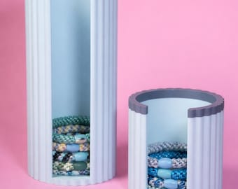 Scrunchie Organizer Mädchen | Haargummi Aufbewahrung Kknekki Halter | Haarband Halter 3D Druck | Geschenk Kinderzimmer Deko