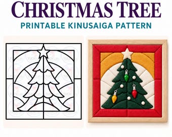 Kinusaiga-Weihnachtsbaum-Muster | PDF | Digitaler Download