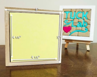 DIY Kinusaiga Art | 5x5" wood frame a la carte |