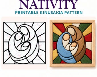 Krippenvorlage Kinusaiga | PDF | Digitaler Download