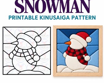 Schneemann-Kinusaiga-Muster | PDF | Digitaler Download