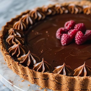 Chocolate Ganache Tart Recipe: Decadent Homemade Dessert (Digital Download)