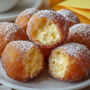 BESTES REZEPT für selbstgemachte Sahne gefüllte Donut-Löcher Rezept | Zart, Zart, Unwiderstehlich | Sofortiger digitaler Download.