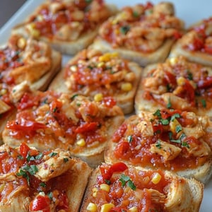 Best Recipe For Homemade Spicy Chicken Bruschetta Recipe – A Flavor-Packed Appetizer Download.