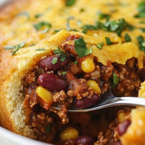 Cornbread Chili Pie Recipe: Homemade Comfort Food (Digital Download)