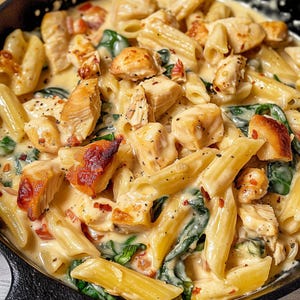 BEST RECIPE For Creamy Tuscan Chicken Pasta Download.