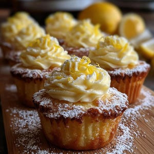 EINFACHES REZEPT Für Zitronen Sahne Cupcake Rezept: Backanleitung (Digitaler Download)