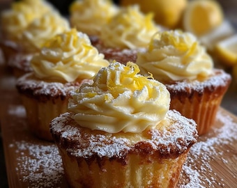 EASY RECIPE For Lemon Cream Cupcake Recipe: Baking Guide (Digital Download)