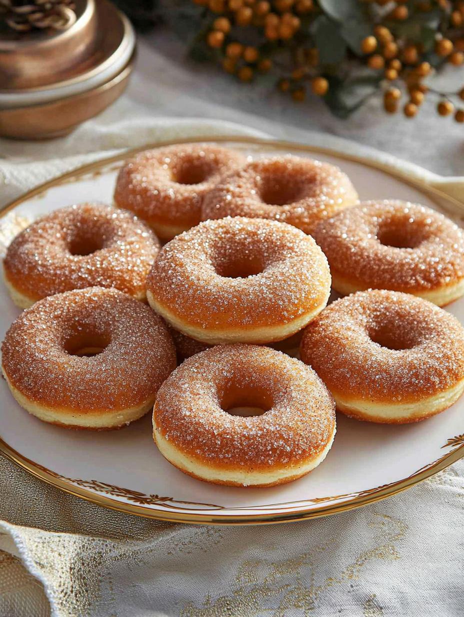 Baked Sugar Donut Recipe: Homemade Cinnamon Coating (Digital Download)