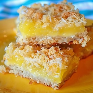 EINFACHES REZEPT Für Zitronen-Kokosriegel Rezept: Digitaler Download, Backanleitung