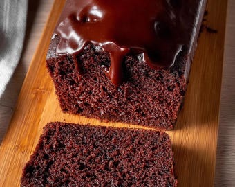 RECETA FÁCIL de Bizcocho de Chocolate Húmedo con Ganache (Receta Digital PDF)