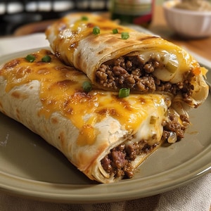 Cheesy Beef Burrito Bake Recipe: Homemade Comfort Meal (Digital Download)