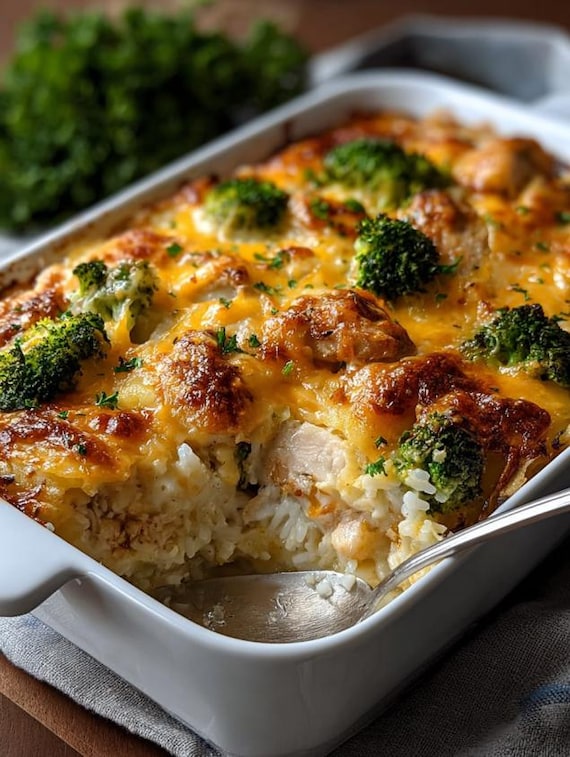 Broccoli Easy Cheesy Chicken Rice Casserole Cheesy Chicken
