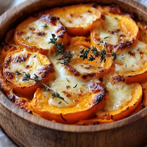 Cheesy Butternut Squash Gratin Recipe: Savory Holiday Side Dish (PDF Download)