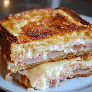 EASY RECIPE For Croque Monsieur Recipe: French Ham & Cheese Sandwich (Digital Download)