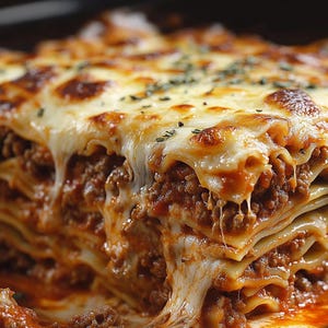 Classic Beef Lasagna Recipe : Easy Homemade Recipe (Digital Download)