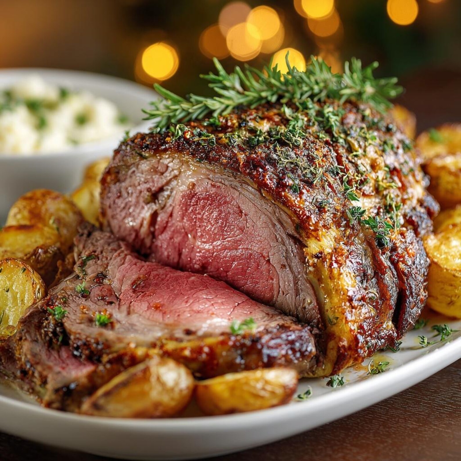 Crusty Ribwich EASY RECIPE for Herb Crusted Ribeye Roast Recipe | Holiday Prime Rib ...