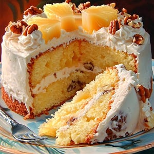 EINFACHES REZEPT Für Ananas-Pekannuss-Kuchen Rezept: Digitaler Download