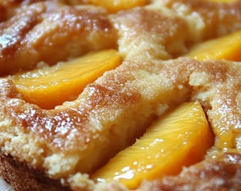Southern Peach Cobbler Recipe: Classic Homemade Dessert (Digital Download)