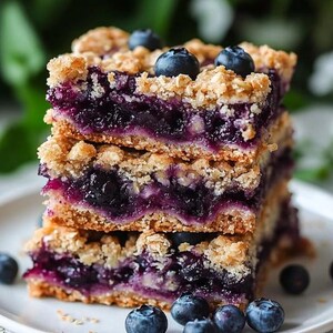Blueberry Crumb Bars Recipe: Easy Downloadable Guide (PDF Pattern)