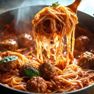 Spaghetti and Meatballs Soup Recipe: Classic Italian Comfort (PDF Download)