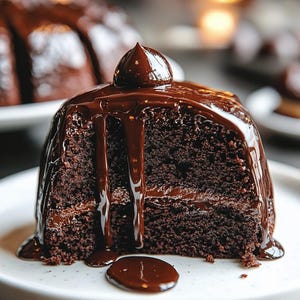 Chocolate Cake Recipe with Ganache: Easy Digital Download
