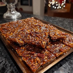 PDF recept met pralinérepen met zuidelijke pecannoten – Makkelijk zelfgemaakt toetje met karamelnootjes