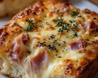 EASY RECIPE For Cheesy Garlic Bread Recipe: Fast Digital Download