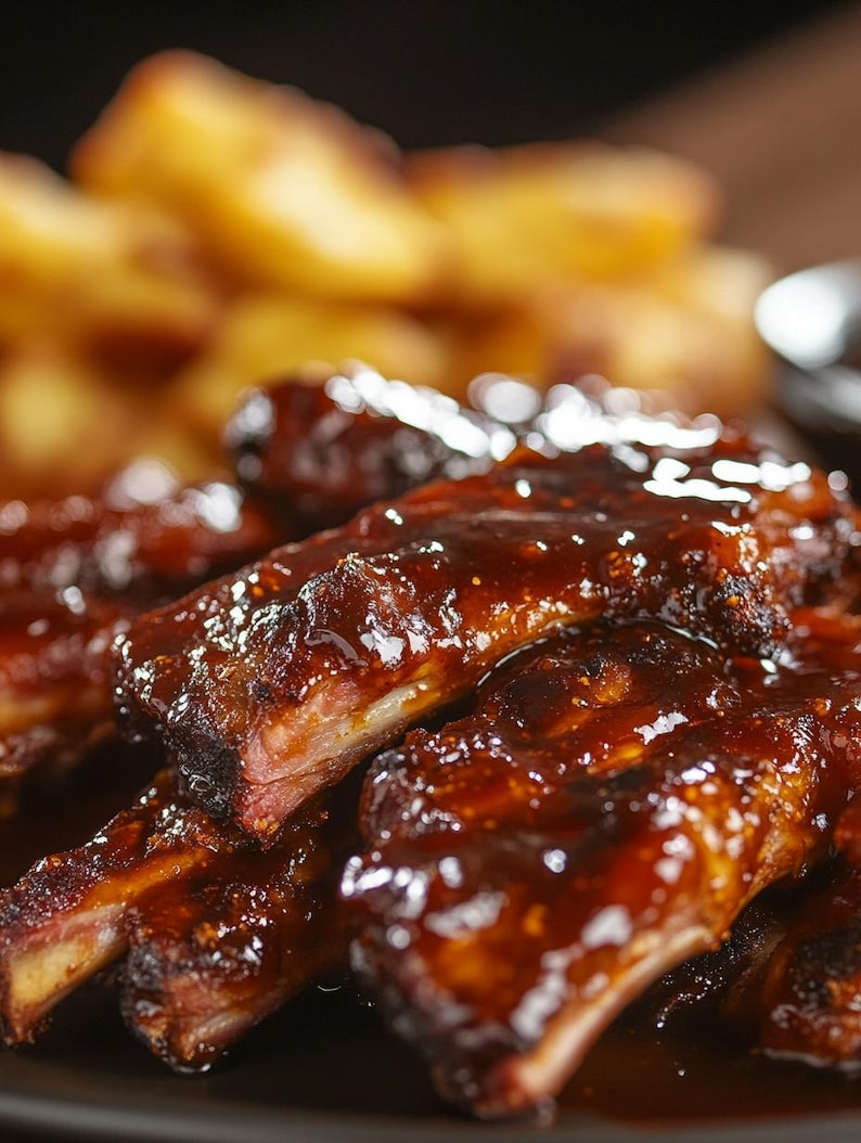 EASY RECIPE for Classic BBQ Ribs Recipe: Digital Download - Etsy