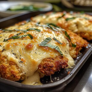 BEST RECIPE  For Crispy Chicken Cutlets with Creamy Cheese Sauce Download.