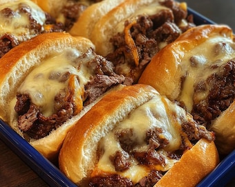 EASY RECIPE For Cheesy Beef Sliders Recipe: Instant Download (PDF Guide)