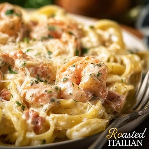 BEST RECIPE For Creamy Garlic Shrimp Pasta Recipe Download