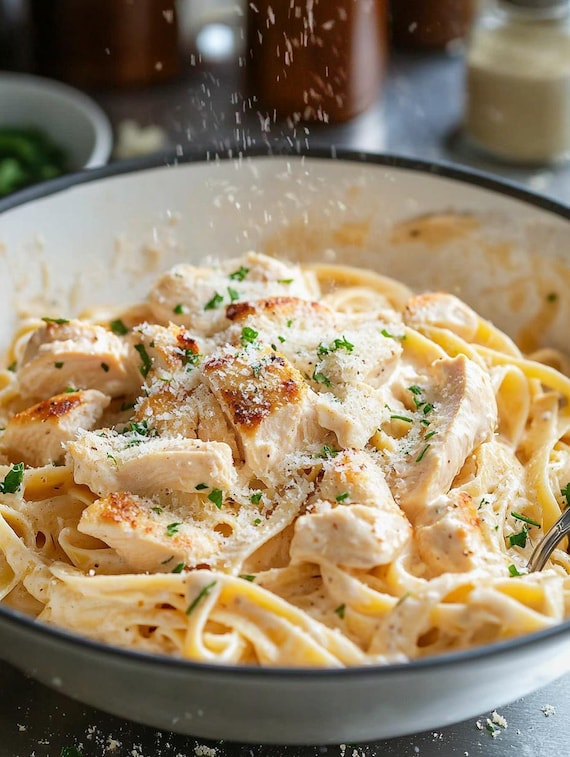 Alfredo Pasta Bake Million Dollar Chicken Alfredo Bake Three - Main Image