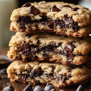 Salted Caramel Chocolate Fudge Cookies Recipe (Digital Download)