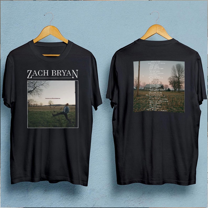 Zach Bryan Shirt, American Heartbreak Sweatshirt, Country Music Shirt, Fan Gifts, Tour 2022 Shirt 