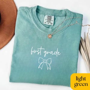 Comfort Colors® First Grade Teacher Shirt, 1st Grade Teacher Shirt, 1st Grade T-Shirt, First Grade TShirt, Elementary School, Teaching Shirt