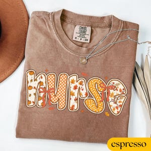 Comfort Colors® Nurse Halloween Shirt, Halloween Nurse Shirt, Spooky Nurse, Fall Nurse Crewneck, Ghost Nurse T-shirt, Halloween Nursing Tee