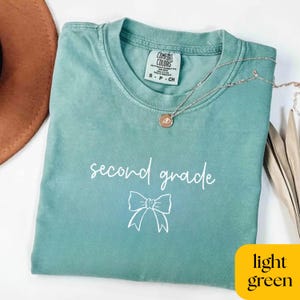 Comfort Colors® Zweite Klasse Lehrer Shirt, 2. Klasse Lehrer Shirt, 2. Klasse T-Shirt, Zweite Klasse TShirt, Grundschule, Lehr-T-Shirt