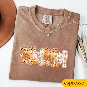 Comfort Colors® Fall Mama Shirt, Fall Mom Tshirt, Pumpkin Mom Tee, Thanksgiving Mama Shirt, Pumpkin Season Mom Shirt, Cute Fall Mama Shirts