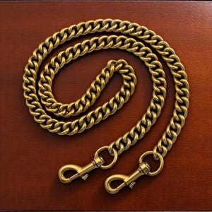 Correa de hombro de cadena dorada: cadena de repuesto para bolso cruzado