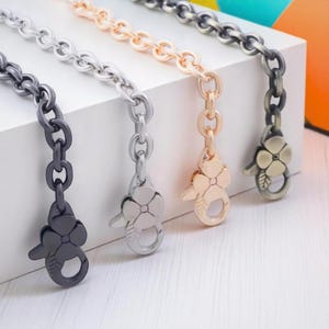 Bag Chain Strap Replacement, Metal Purse Chain Handle, Shoulder Bag Strap for Handbags