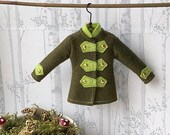 Military-style jacket for MH doll, MH boy khaki jacket, MH boy clothes, Military khaki style jacket for dolls