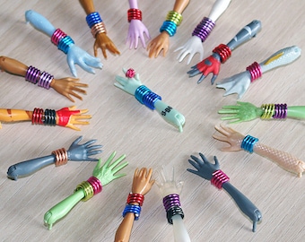 Wire Bangle Bracelets for Monster H & EAH Dolls