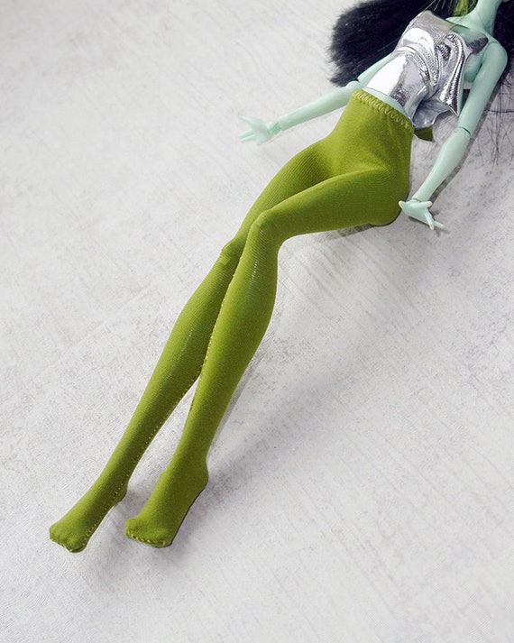 Green Doll Tights, Monster Doll Pantyhose Stockings, EAH Tights, One Pair  Moss Green Ballerina Tights, Doll Tights, Doll Clothes 