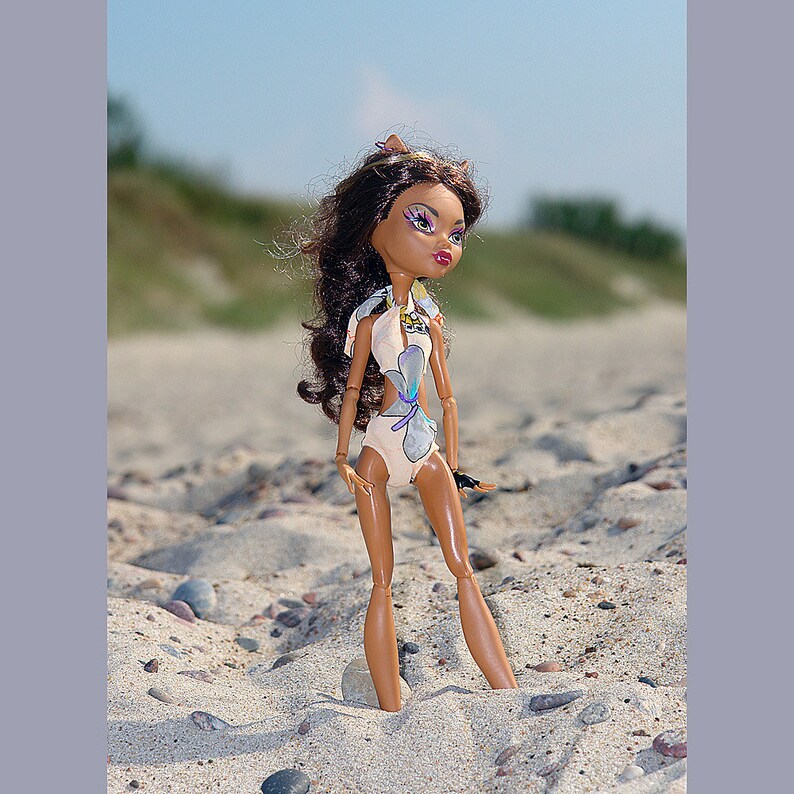 MH Swimsuit one-piece Swimsuit MH bathing suit Monokini beach wear Purple Earrings