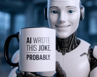 AI Wrote This Joke-mok: grappig cadeau voor techliefhebbers