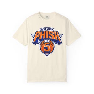 New York Phish in 5 Basketball T-Shirt | Sports Logo Tee