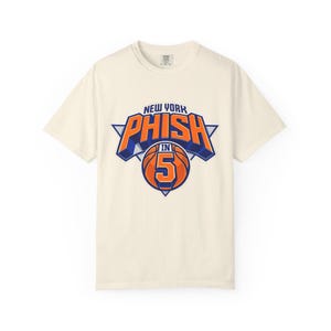 New York Phish in 5 Basketball T-Shirt | Sports Logo Tee