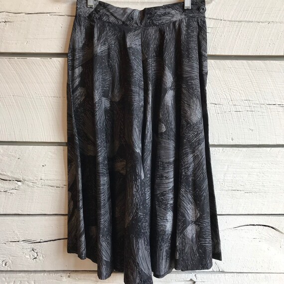 Vintage 1950s fireworks skirt • 50s novelty print